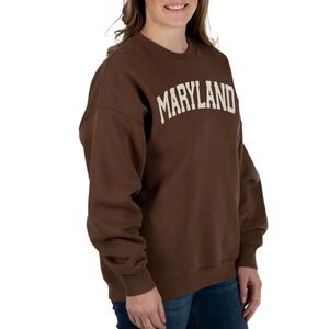 Women’s size medium Brown Maryland Graphic Women's Sweater